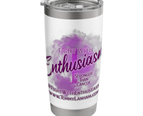 white tumbler photo